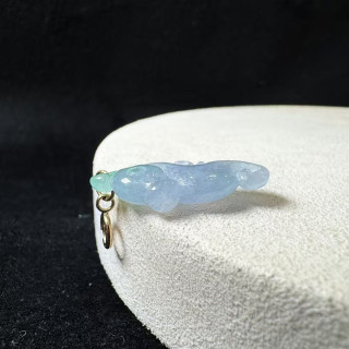 冰種春彩海馬小滴溜隨意扣18K金 DB5