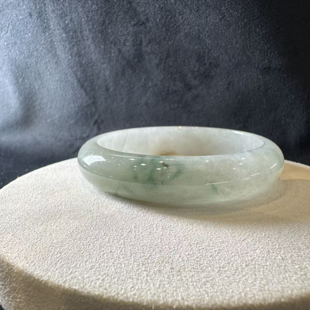 冰糯種飄花平安鐲 DB4