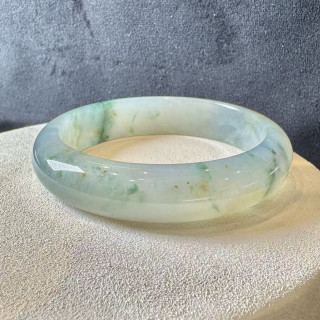 冰糯種飄蘭花平安鐲 DB4