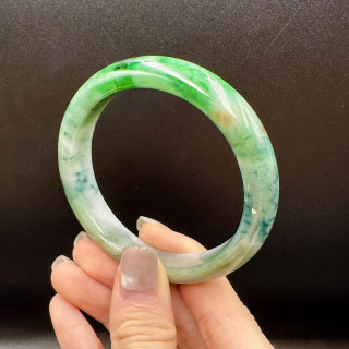 艷豆種飄花平安鐲DB5