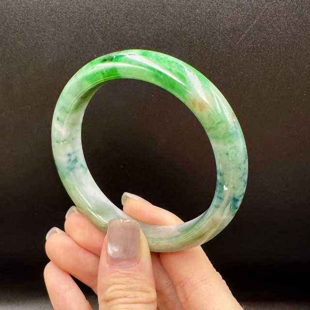 艷豆種飄花平安鐲DB5