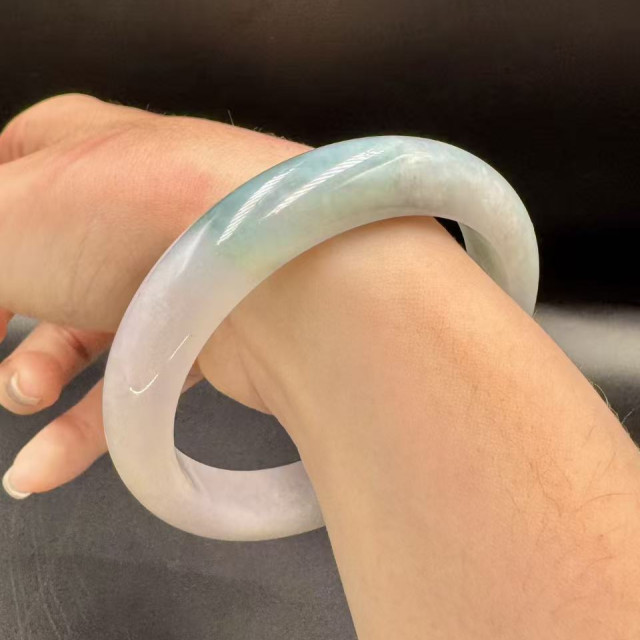 冰糯種春彩平安鐲 DB5