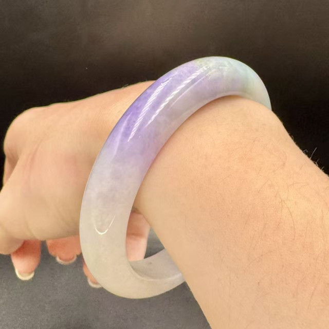 冰糯種春彩平安鐲 DB5