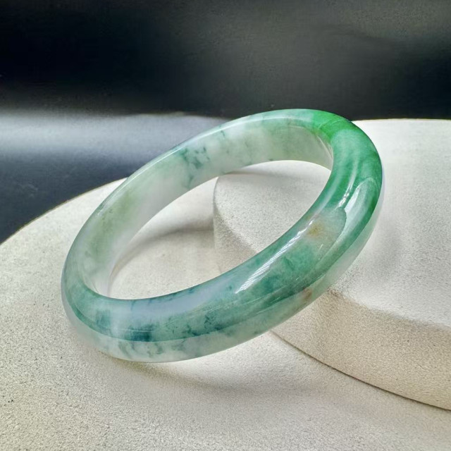 艷豆種飄花平安鐲DB5