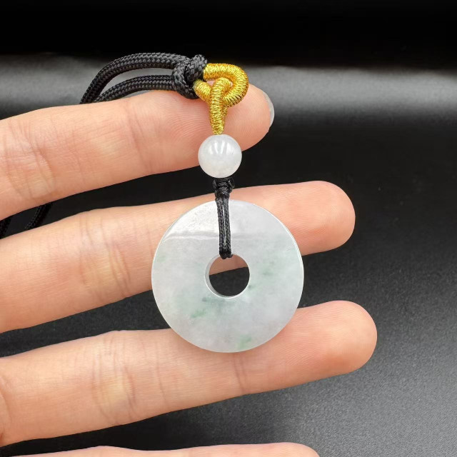 糯種平安扣吊墜DB7