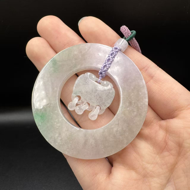 冰糯種平安環墜DＢ７