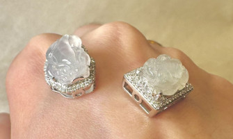 T&F Stone Jewelry 18K玻璃種貔貅墜飾新品上市