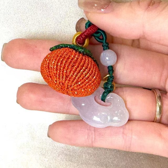 柿柿如意翡翠吊飾 DB2