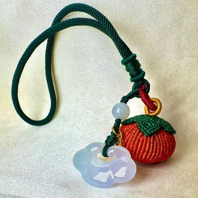 柿柿如意翡翠吊飾 DB2