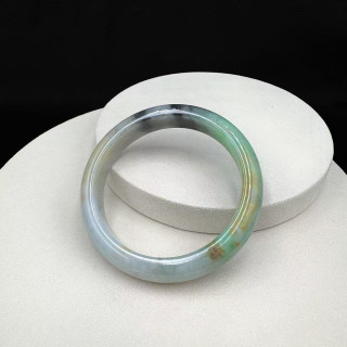 冰糯種三彩平安鐲M3