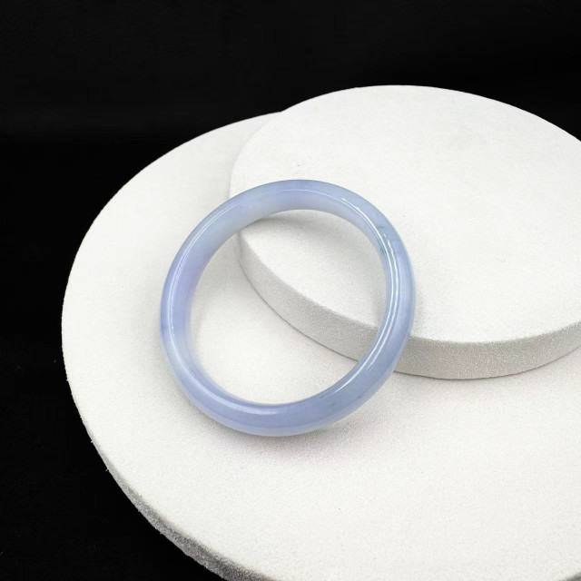 冰種紫翡平安鐲M3