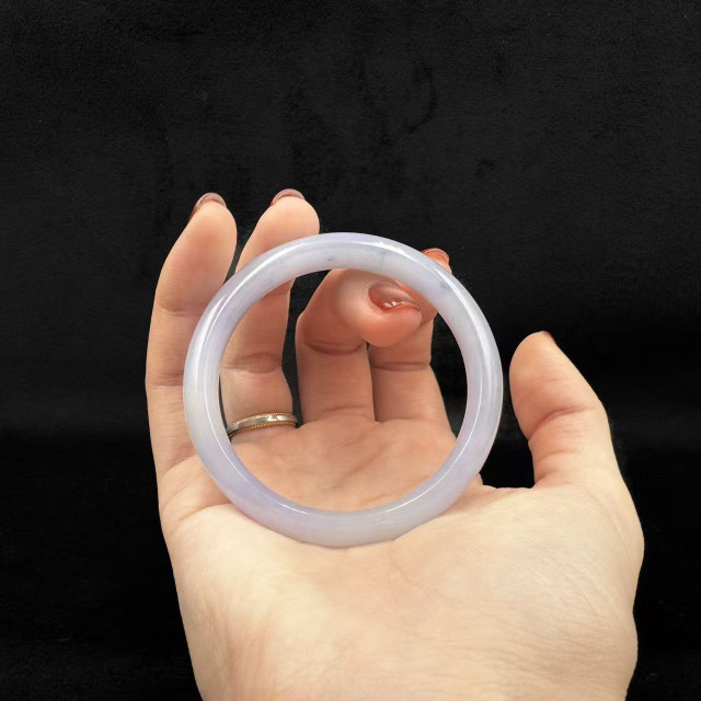 冰種紫翡平安鐲M3