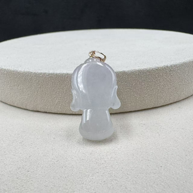 18K金真鑽冰種寶寶佛吊墜M3