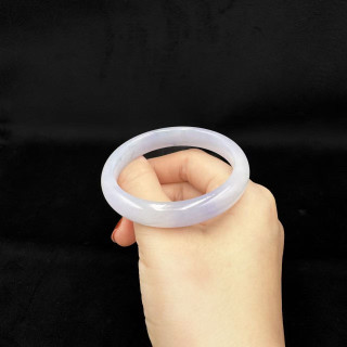 冰種紫翡平安鐲M3