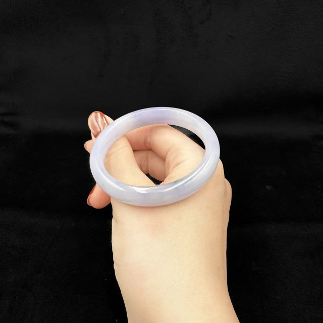 冰種紫翡平安鐲M3