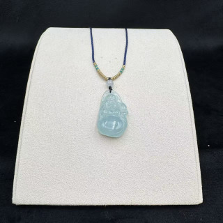 冰糯種佛公綁繩吊墜M4