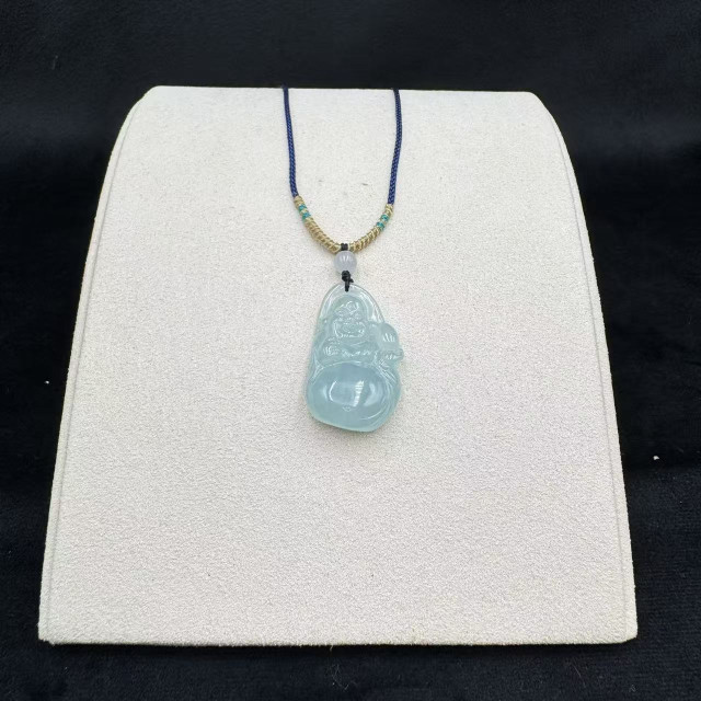 冰糯種佛公綁繩吊墜M4