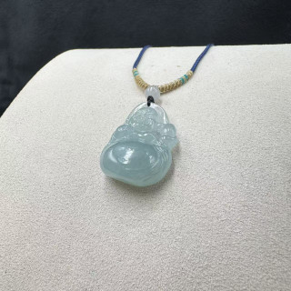 冰糯種佛公綁繩吊墜M4