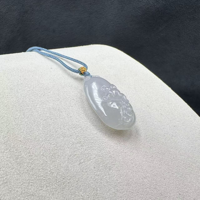 冰糯種青蛙綁繩吊墜M4