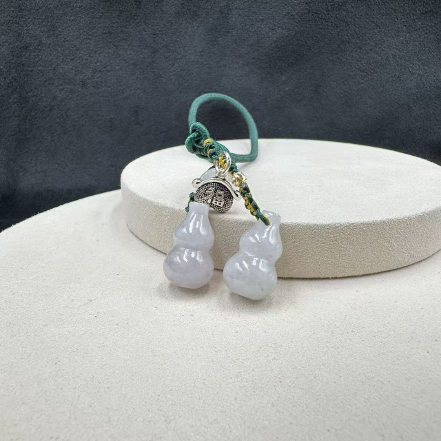 冰糯種雙葫蘆吊飾M4