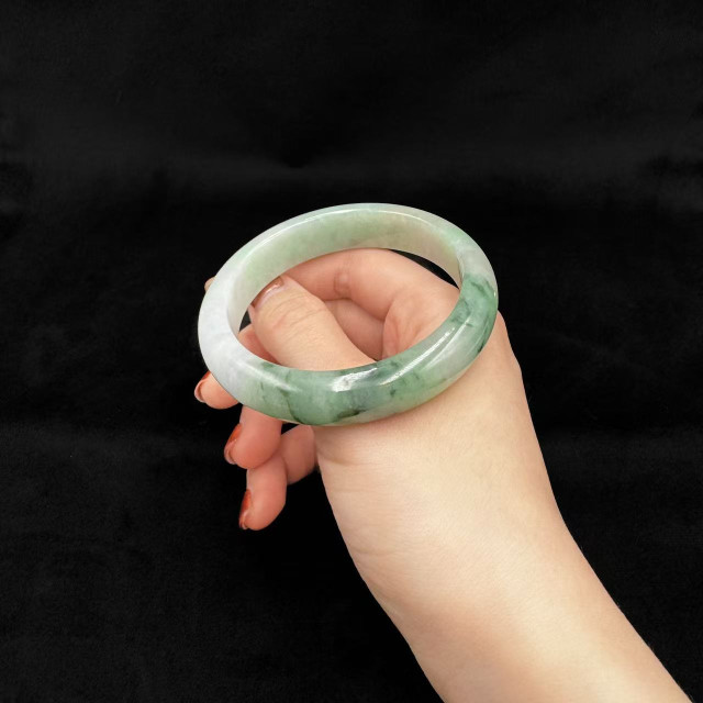 冰糯種飄花平安鐲M4