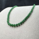老坑種翠綠小米珠項鍊M4