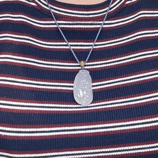 冰糯種青蛙綁繩吊墜M4