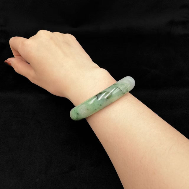 冰糯種飄花平安鐲M4