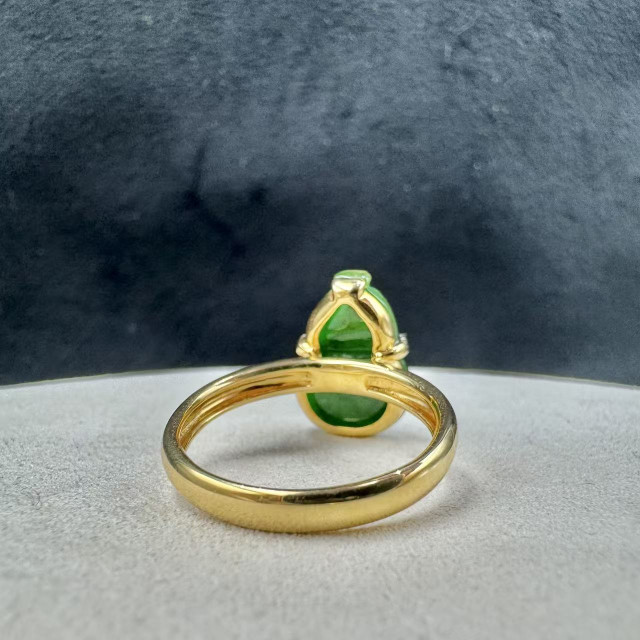 18K金真鑽葫蘆戒指M2