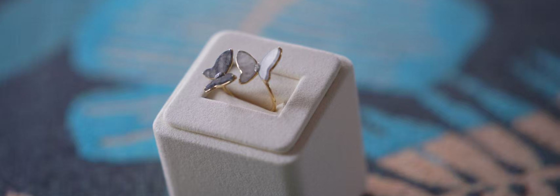 T&F Stone Jewelry 芳華珠寶 冰烏鷄種蝴蝶系列新品登場