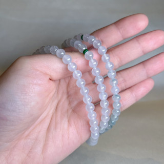 冰坡種翡翠珠串