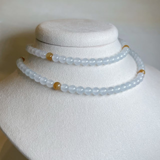 冰坡種翡翠珠串