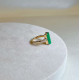 18K真鑽玻璃種翡翠尾戒