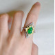 18K翡翠造型戒指