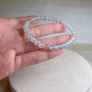 冰玻種翡翠珠手串