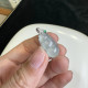18K真鑽高冰種翡翠豆莢墜飾