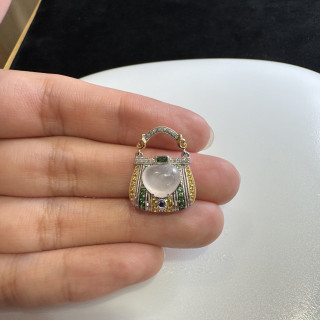 18K 愛心提包墜飾