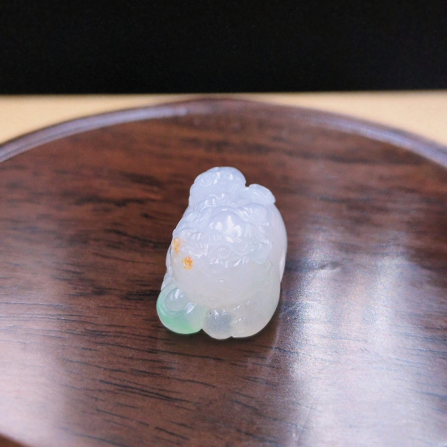 翡翠招財貔貅小擺件