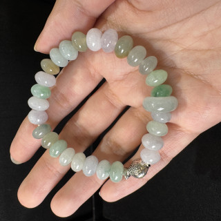 翡翠算盤珠手串