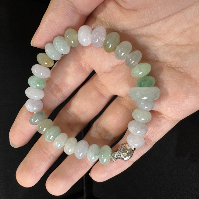 翡翠算盤珠手串