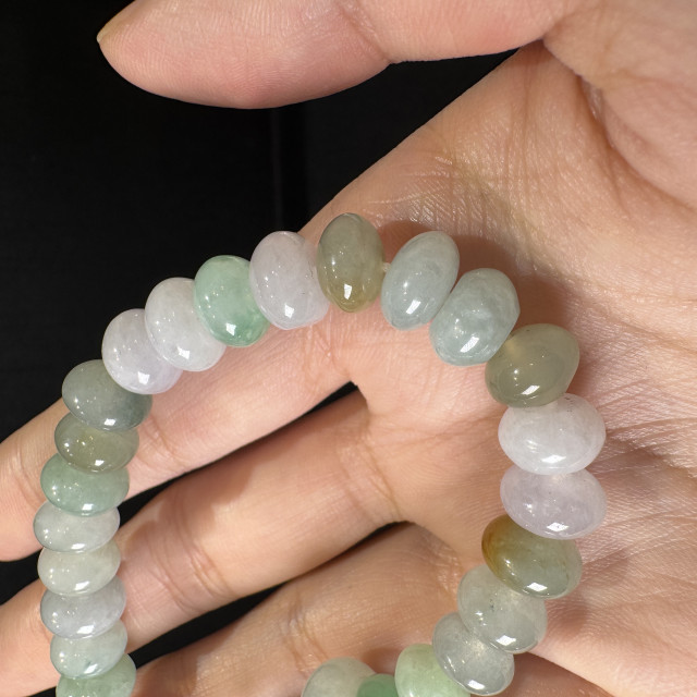 翡翠算盤珠手串