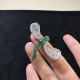 18K翡翠蜻蜓胸針