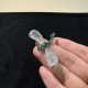 18K翡翠蜻蜓胸針