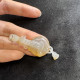 黃翡兩用式琵琶琴胸針/墜飾